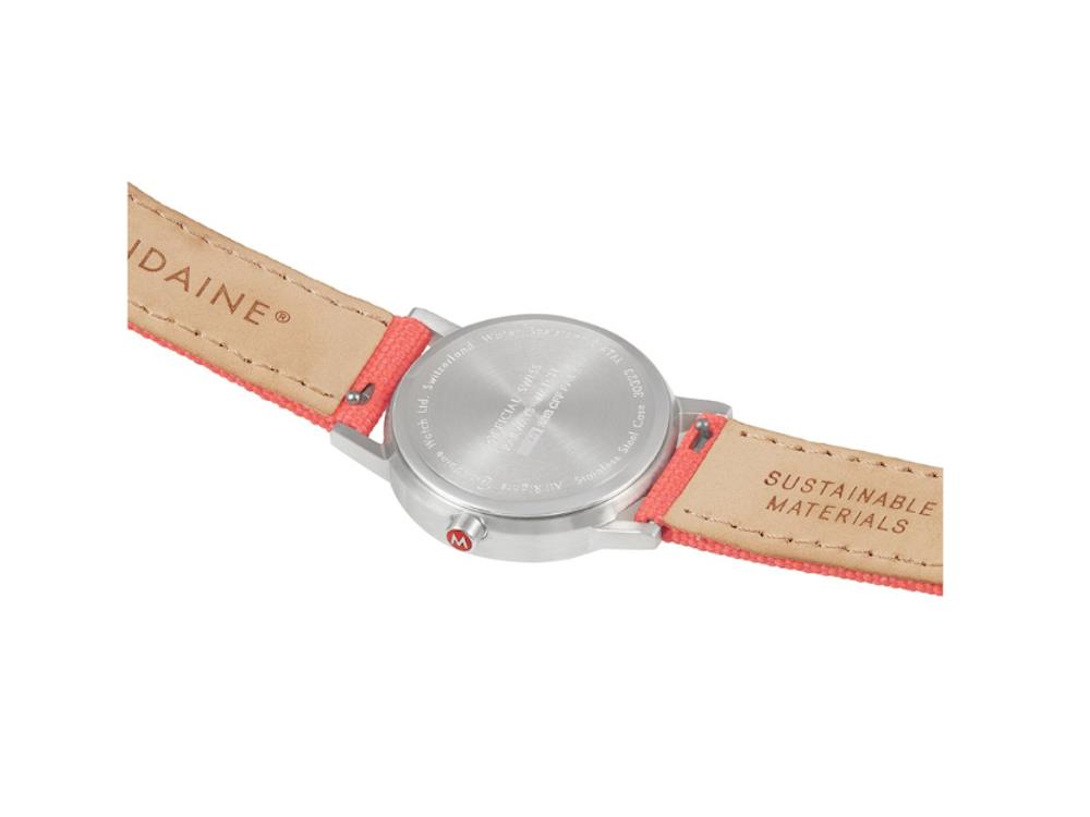 Mondaine Classic Quartz Watch, White, 30 mm, Fabric strap, A658.30323.17SBP