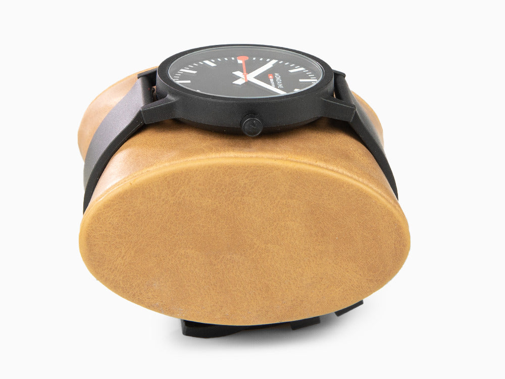 Mondaine Essence Quartz Watch, Ecological - Recycled, Black, 41mm, MS1.41120.RB