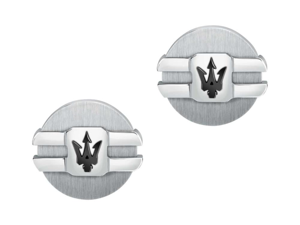 Maserati Gioielli Cufflinks, Steel, Silver, Polished, JM223ATK21 - Iguana  Sell