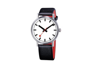 Mondaine Classic Pure Quartz watch, Ronda 513, 40mm, A660.30360.16OM