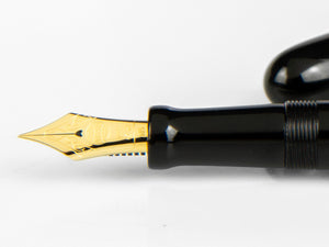 Nakaya Cigar Kuro-Roiro Fountain Pen Long, Black, Ebonite