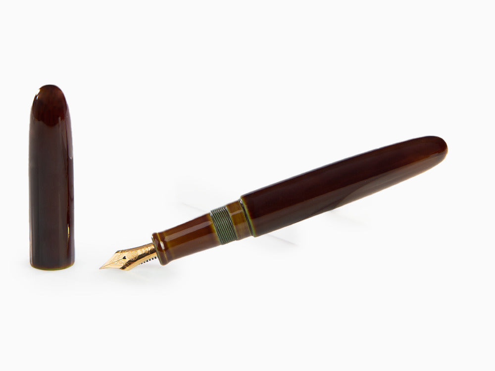 Nakaya Cigar Fountain Pen Portable, Heki-Tamenuri, Urushi lacquer, 17mm