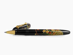 Namiki Tradition Flower Basket Rollerball pen, Lacquer, Gold trim, BLN-35SM-7HA