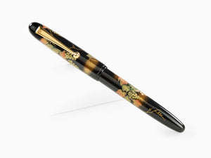 Namiki Yukari Grapevine Fountain Pen, Urushi lacquer, Gold, FN-10M-BU