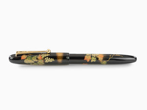 Namiki Yukari Grapevine Fountain Pen, Urushi lacquer, Gold, FN-10M-BU