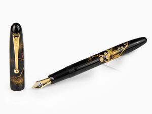 Namiki Yukari Apricot Tree and Warbler Fountain Pen, FN-10M-UU