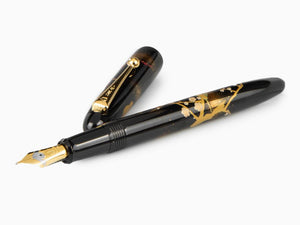 Namiki Yukari Apricot Tree and Warbler Fountain Pen, FN-10M-UU