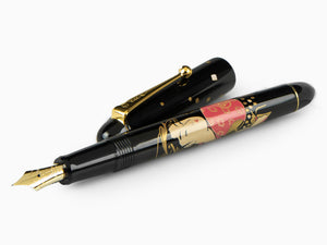 Namiki Nippon Art 3 Beauties Ohisa Takashima Fountain Pen, Maki-e, Gold