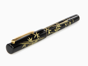 Namiki Yukari Chinkin Bamboo and Sparrow Fountain Pen, FNVC20M-TAS