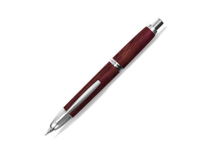 Pilot Capless Wooden Fountain Pen, Birch wood, Red, FC-2500RR-R