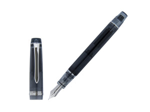 Pilot Custom Heritage 92 Fountain Pen, Resin, Chrome Trim, Black