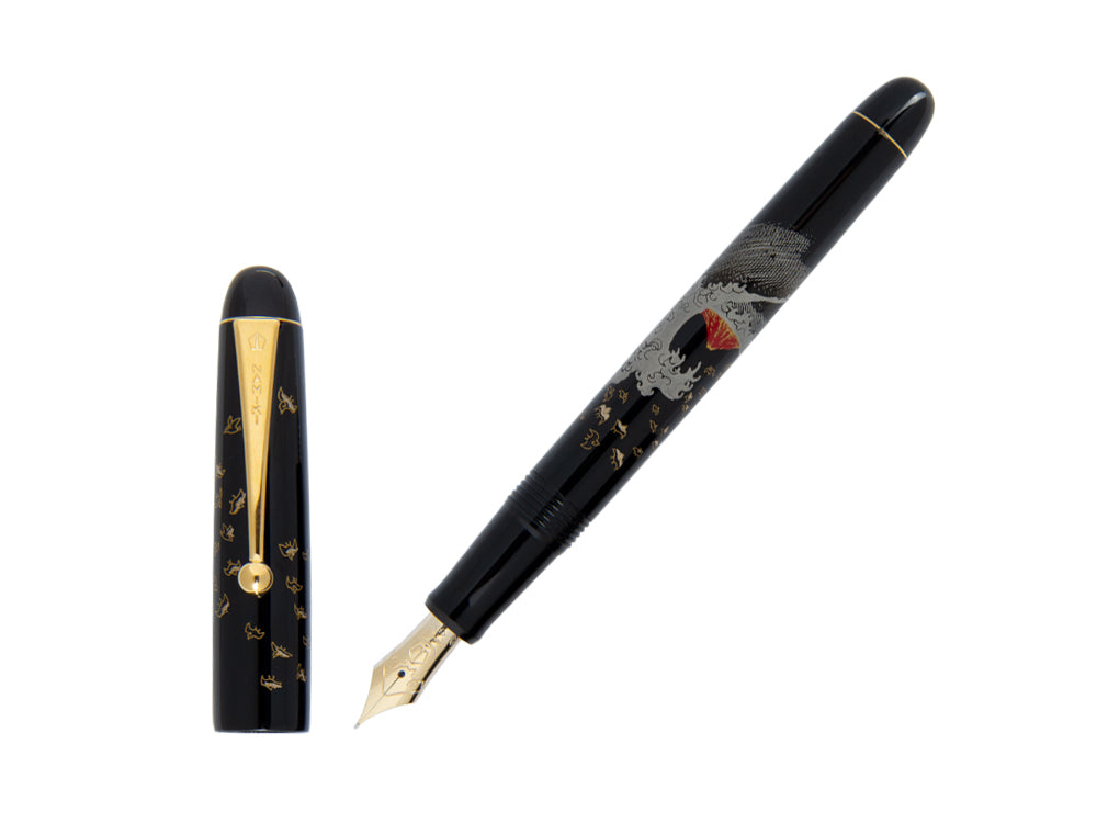 Namiki Nippon Art Mont Fuji and Wave Fountain Pen, FK-35SMFN