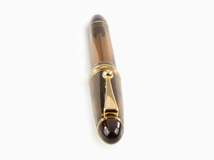 Pilot Custom 823 Amber Fountain Pen, Resin, Gold trim, 60556