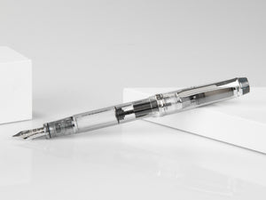 Pilot Custom Heritage 92 Fountain Pen, Resin, Chrome, Transparent