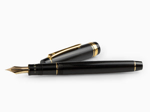 Pilot Justus 95 Fountain Pen, Resin, Gold plated, Black, FJ-3MR-NB-NT