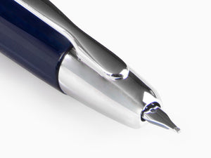 Pilot Capless Fountain Pen, Blue, Chrome, FK-1500-RH-BLUE