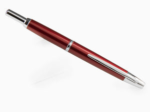 Pilot Capless Decimo Fountain Pen, Lacquer, Chrome, Red, FK-1500D-RH-RED