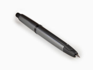 Pilot Capless Fountain Pen, Satin brass trim, Grey matt