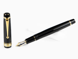 Pilot Custom 845 Fountain Pen, Ebonite, Gold trim, Black, NC845N