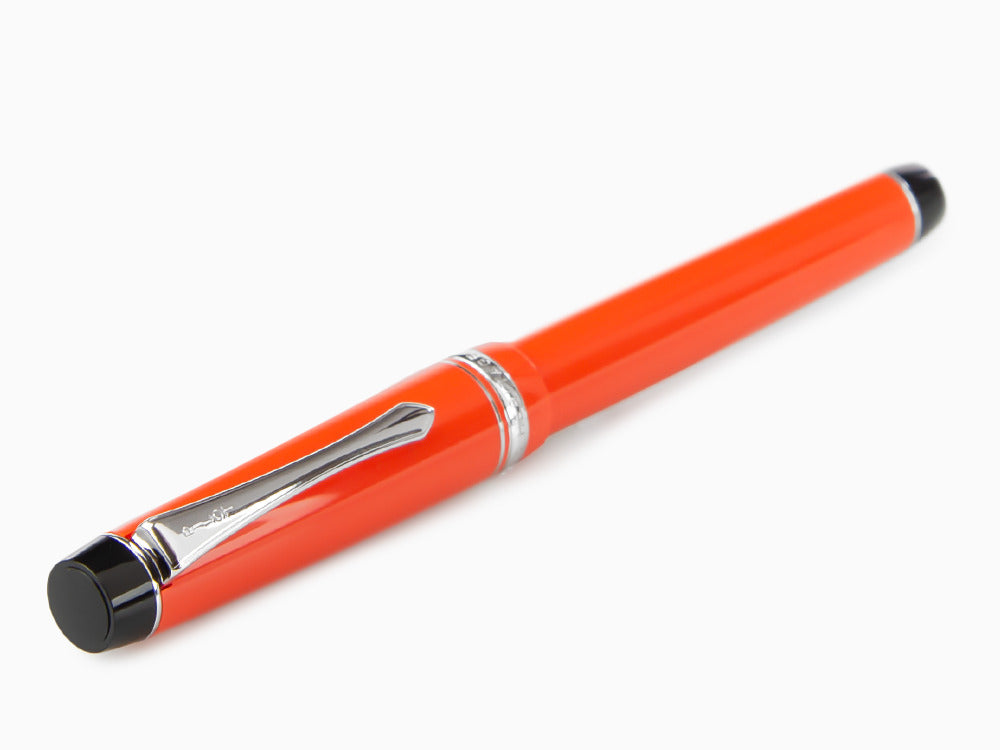 Custom popular Orange acrylic black ink pen #DC007