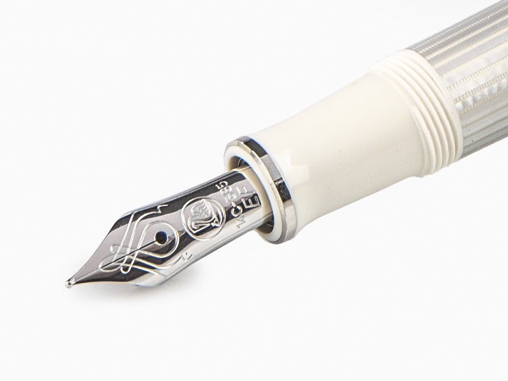 新入荷品 PELIKAN CLASSIC M205 WHITE 万年筆 字幅F - 文房具・事務用品