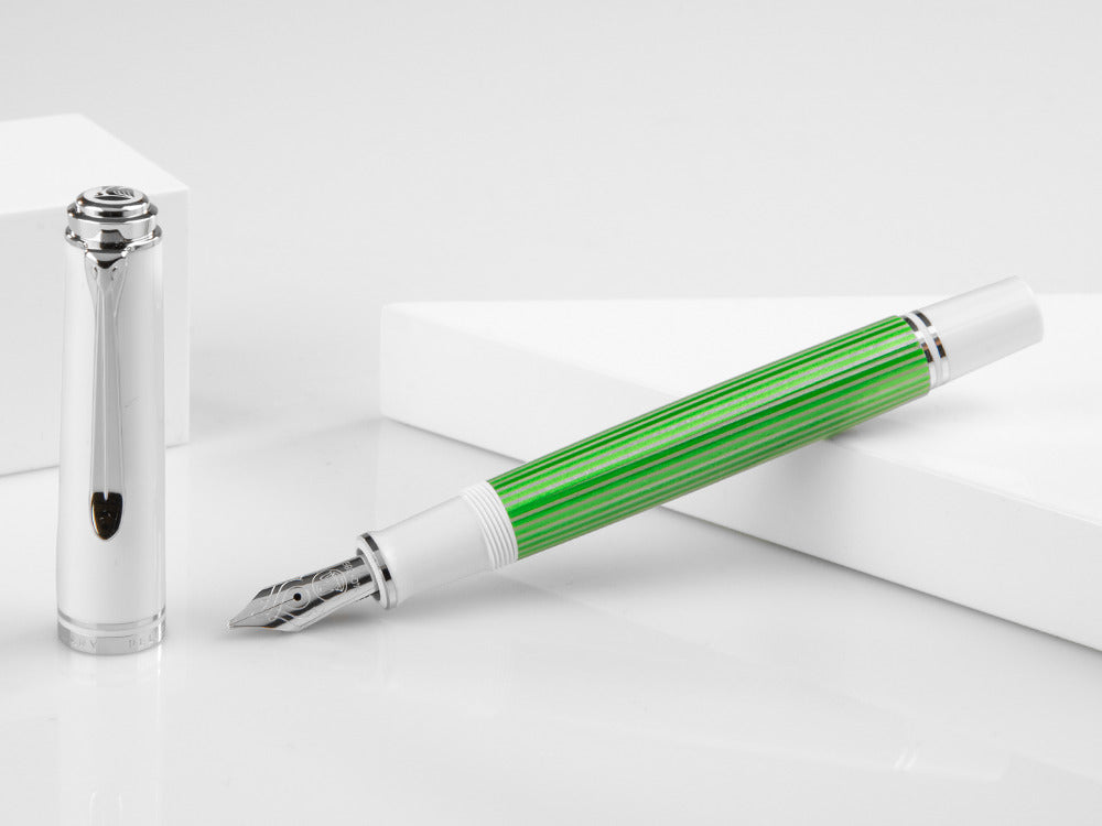 Pelikan Souveran M605 Green-White Fountain Pen, Special edition, 818209