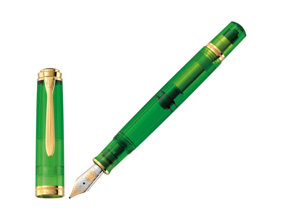 Pelikan Souverän M800 Green Demonstrator Fountain Pen, Special, 821452