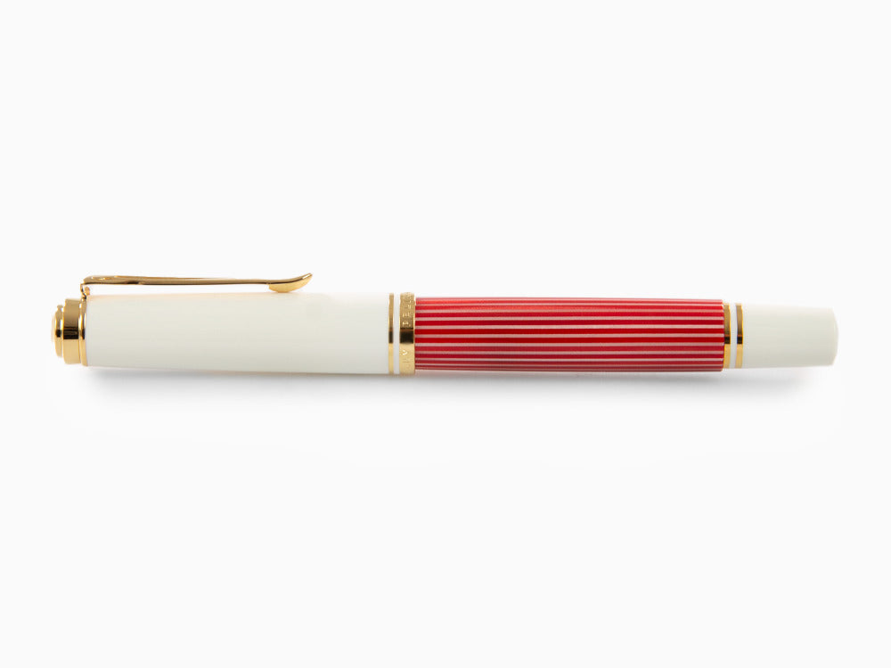 Pelikan M600 Red White Stilografica