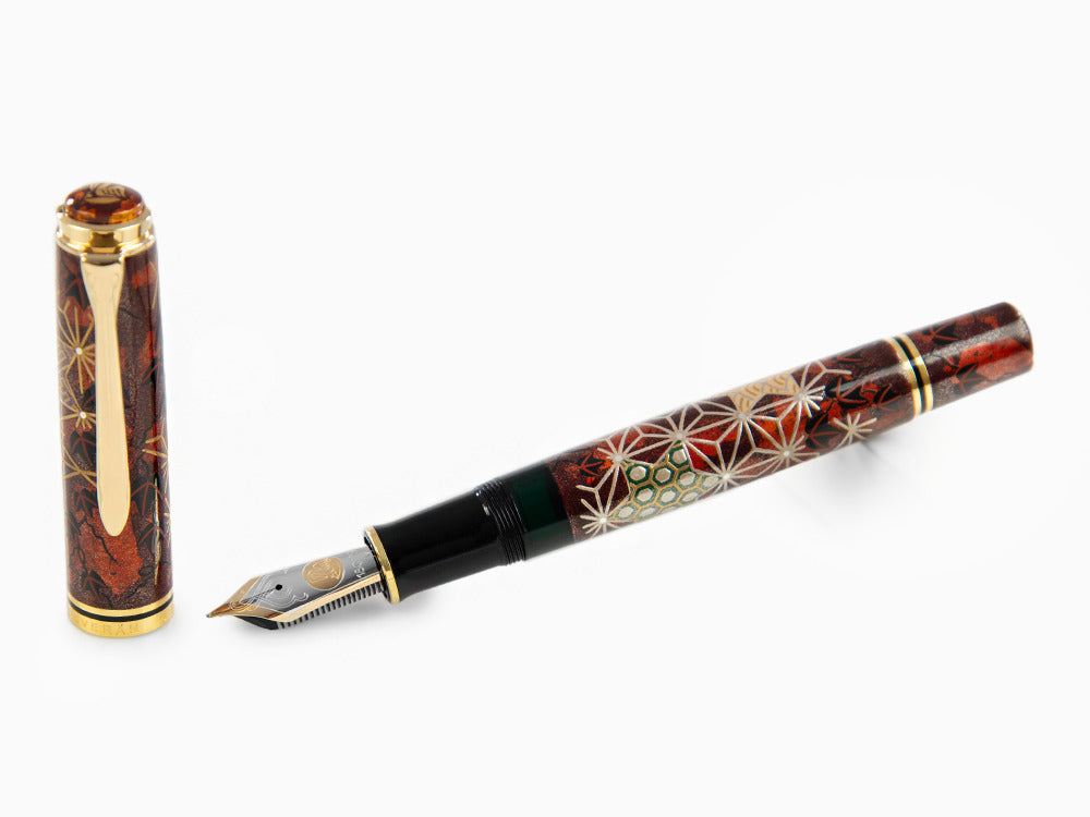 Pelikan Maki-e Ivy and Komon Fountain Pen, Limited Edition, 825832