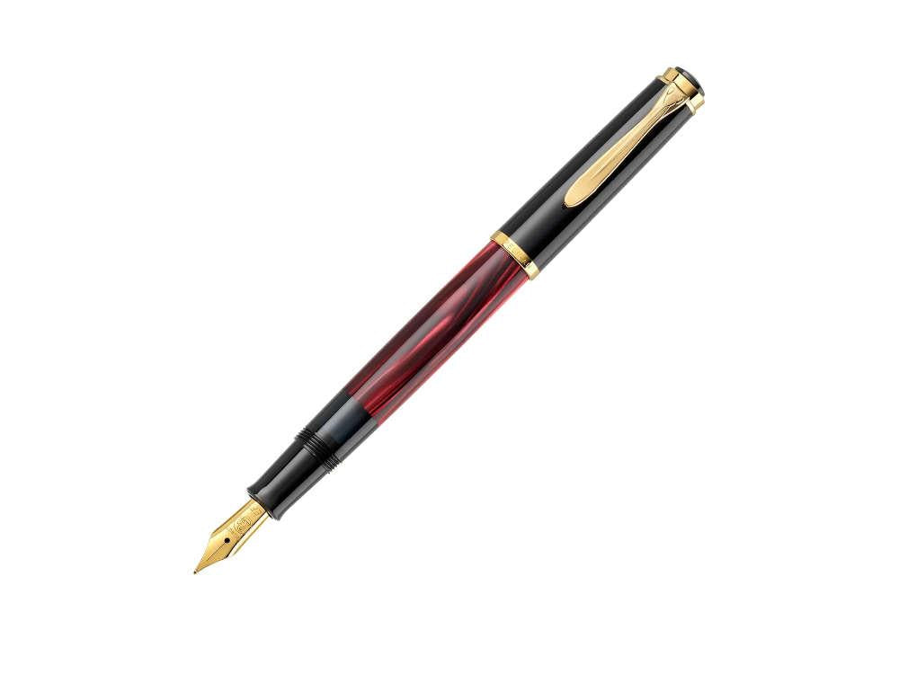 Pelikan M200 Marbled Red Fountain Pen, Special Edition, 827379