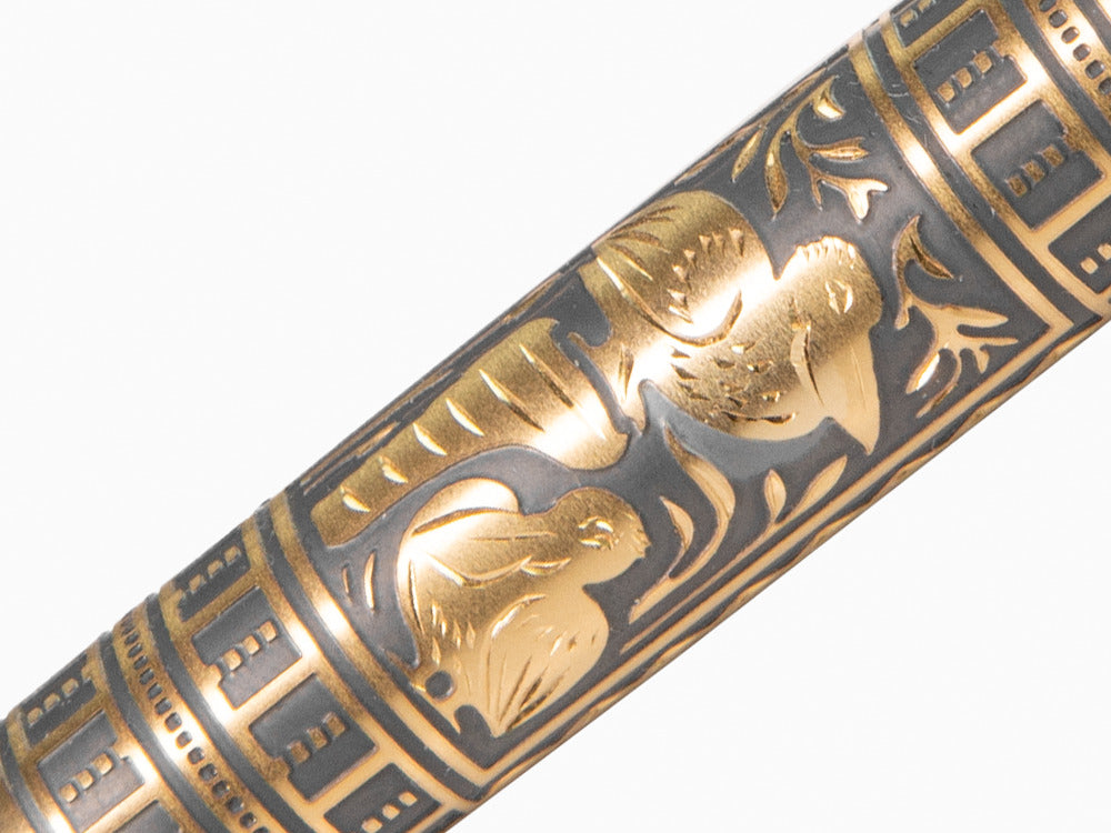 Pelikan Toledo M700 Fountain Pen, Gold Plated Silver, 927822 
