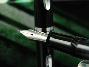 Pelikan M205 Fountain Pen, Black, Chrome trim, 971986