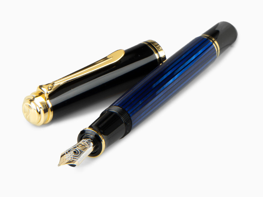 Pelikan Fountain Pen Souverän M600, Black & Blue, 995324