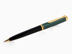 Pelikan K800 Ballpoint pen, Black and green, Gold trim, 987834