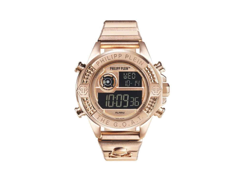 Philipp Plein Hyper Sport Quartz Watch, Gold pink, 44 mm, PWFAA0421