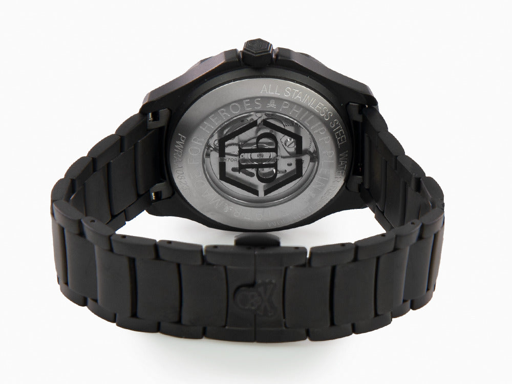 Philipp Plein Plein Philipp 42 mm Automatic Watch, PVD, Black, PWRAA08 -  Iguana Sell
