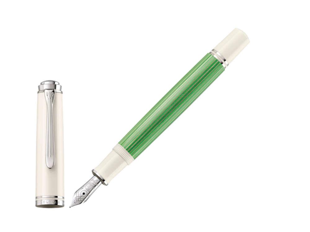 Pelikan Souveran M605 Green-White Fountain Pen, Special edition, 818209