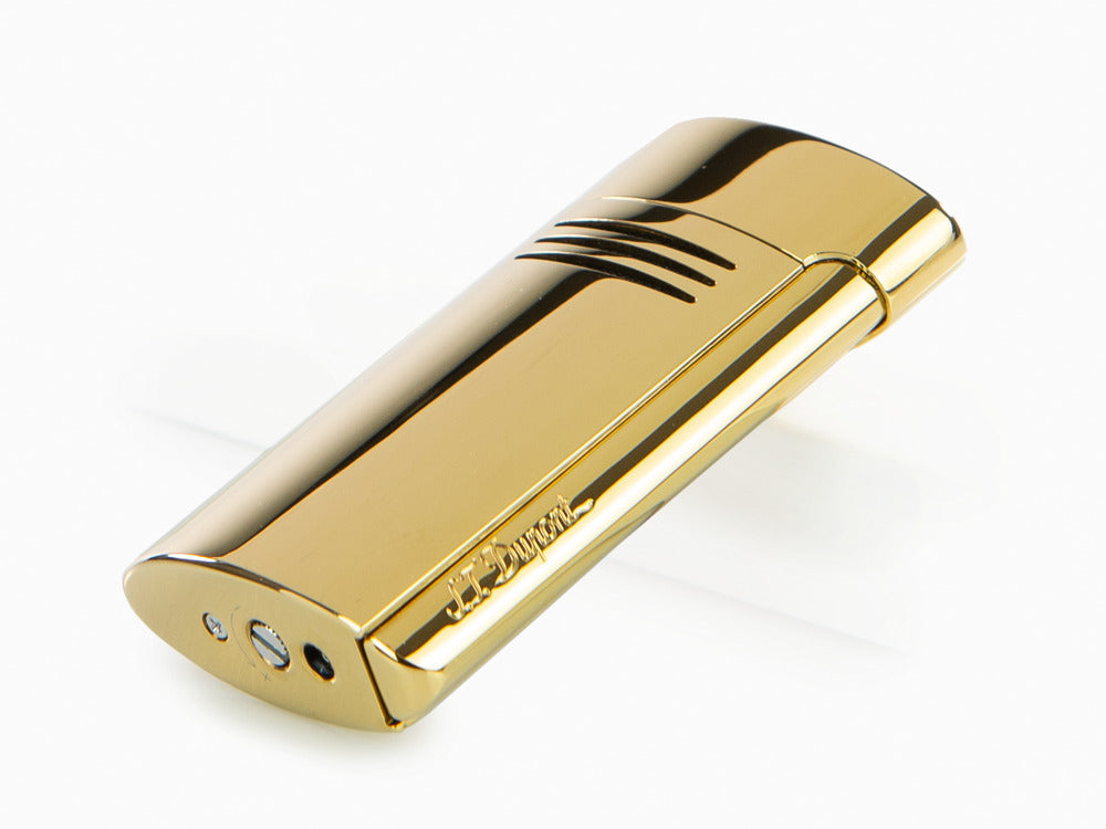 S.T. Dupont Megajet Golden Lighter, Metal, Gold plated, Golden, 020816