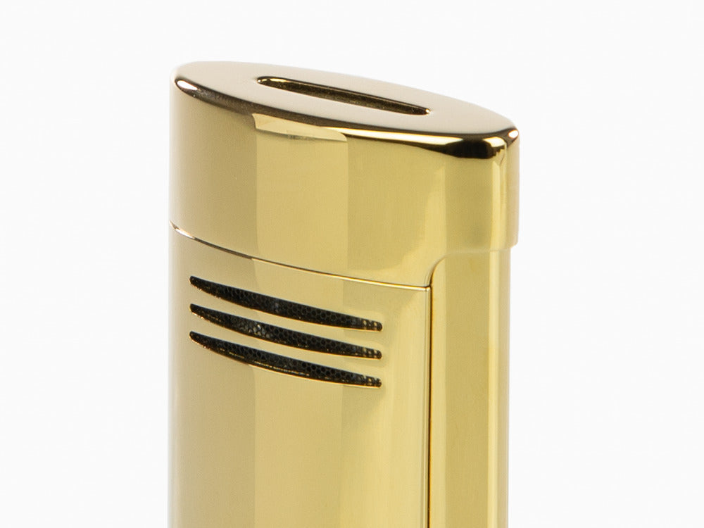 S.T. Dupont Megajet Golden Lighter, Metal, Gold plated, Golden, 020816