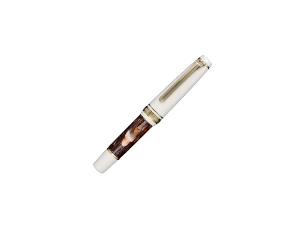 Sailor PG Slim Mini Rencontre Marron Fountain Pen,14k Gold, 11-2231-380