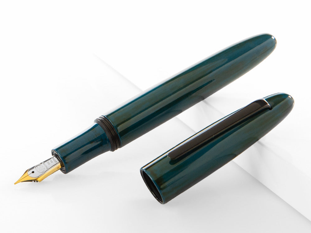 Taccia Miyabi Earth LE Ocean Aodame Fountain Pen, TME-1395F-OA