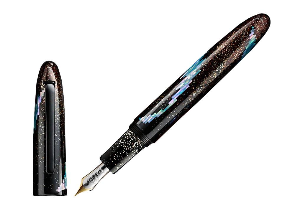 Taccia Miyabi Bon-Bori LE Fountain Pen, Aurora Glimmer,TMS-2395F-AG