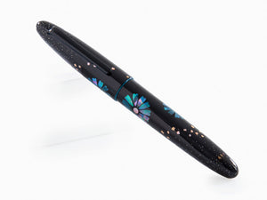 Taccia Miyabi Bon-Bori LE Blue Daisies Fountain Pen, TMS-2395F-BD