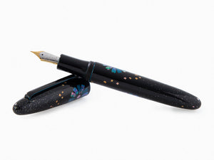 Taccia Miyabi Bon-Bori LE Blue Daisies Fountain Pen, TMS-2395F-BD