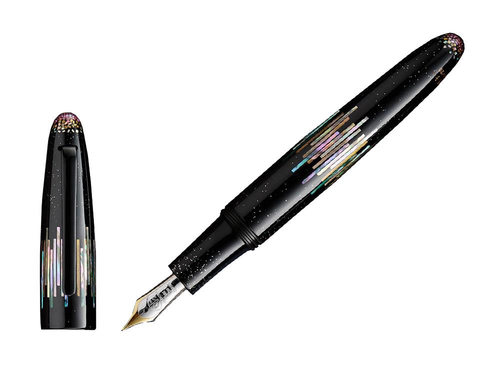 Taccia Miyabi Bon-Bori LE Twilight Shimmer Fountain Pen, TMS-2395F-TS