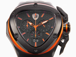 Tonino Lamborghini Spyder X Orange Quartz Watch, 53 mm, Chronograph, T9XB