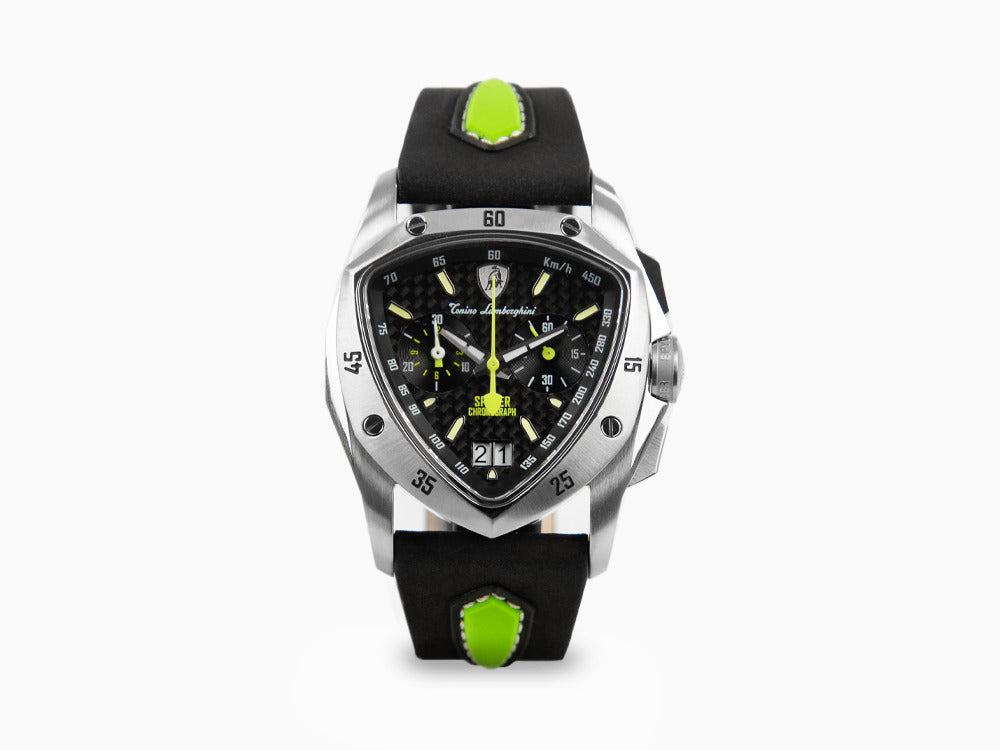 Tonino Lamborghini New Spyder Green Quartz Watch, 43 mm, Chronograph, TLF-A13-3