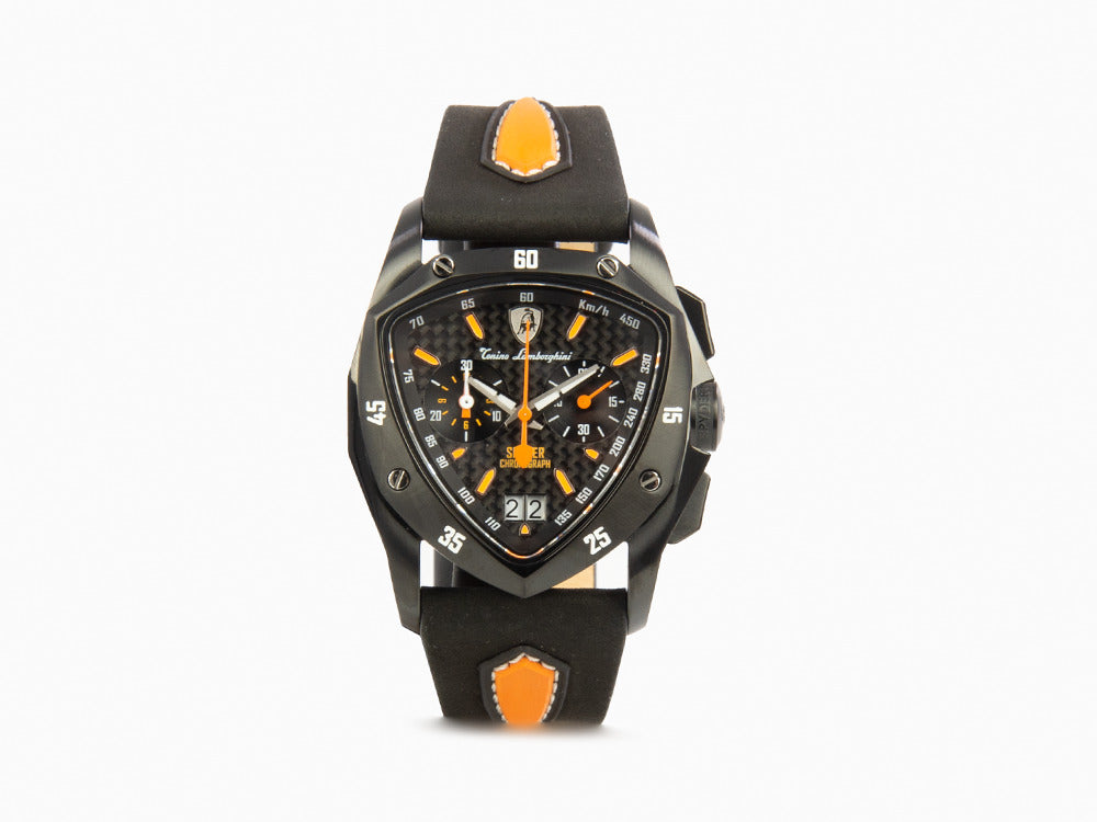 Tonino Lamborghini New Spyder Orange Quartz Watch, 43 mm, Chrono TLF-A13-6