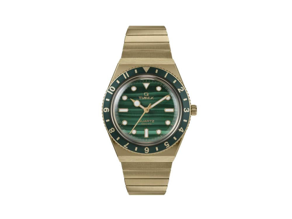 Timex Q Timex Women's Quartz Watch, Green, 36 mm, TW2V92200