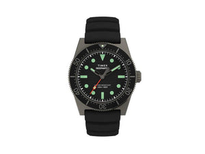 Timex DeepWater Reef 200 Quartz Watch, Black, 41 mm, TW2W74700